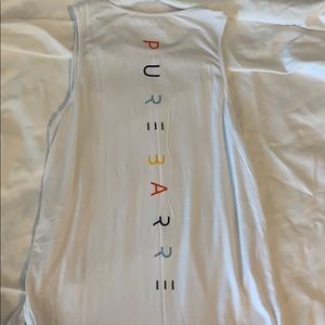 Pure Barre White Tank Top